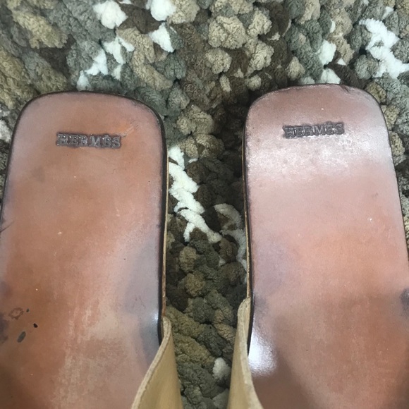 COPY - Tan Hermès clogs. Size 38 - Picture 3 of 3